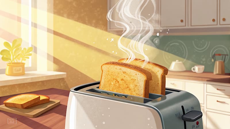 문화 상식 퀴즈: 토스트를 만들 때 가장 많이 사용하는 재료는 무엇일까요?