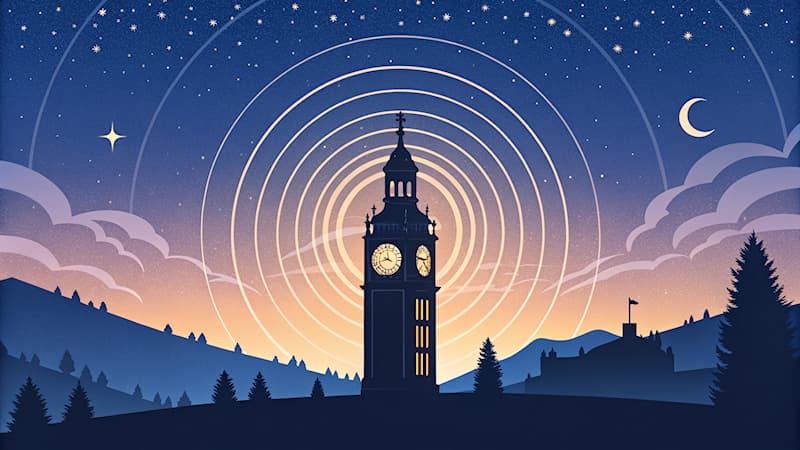 Culture Question: Quel son émet la cloche d'une horloge de tour ?