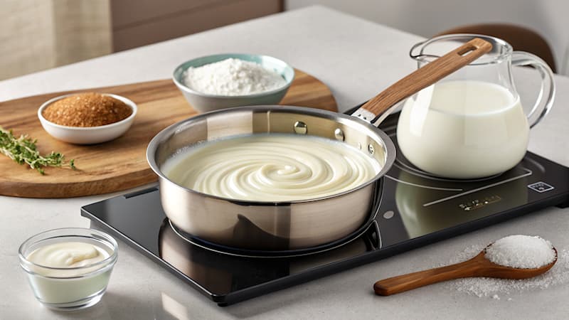 Cultuur Trivia Vraag: Wat wordt vaak gebruikt om een witte saus te binden?