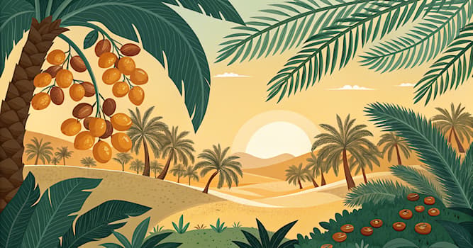 Cultuur Trivia Vraag: Welke boom staat bekend om zijn zoete, kleverige vrucht die veel wordt gebruikt in desserts en de Midden-Oosterse keuken?