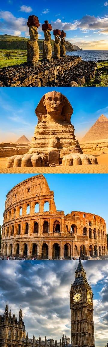 Coğrafya Trivia Sorusu: Dev ada heykellerini bulun.