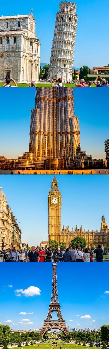 Coğrafya Trivia Sorusu: Dubai'nin en uzun kulesini bulun.