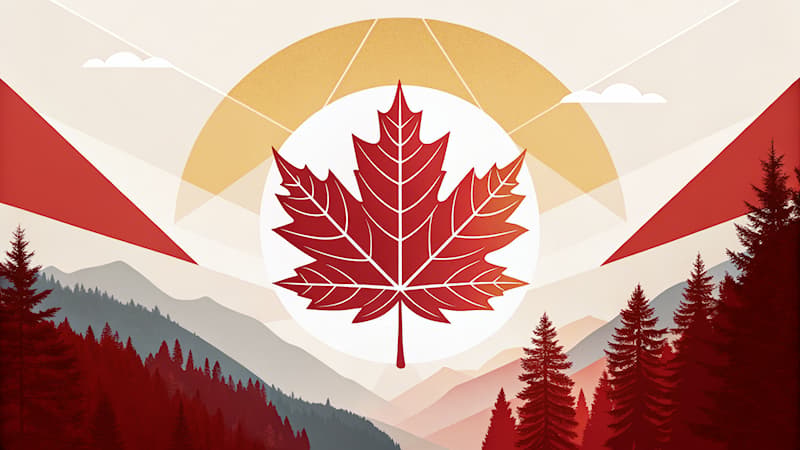 Aardrijkskunde Trivia Vraag: Welk blad staat op de vlag van Canada?