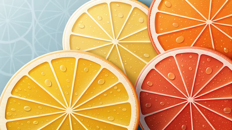 Natuur Trivia Vraag: Welke vrucht staat bekend om zijn dikke oranje schil en zoete partjes?