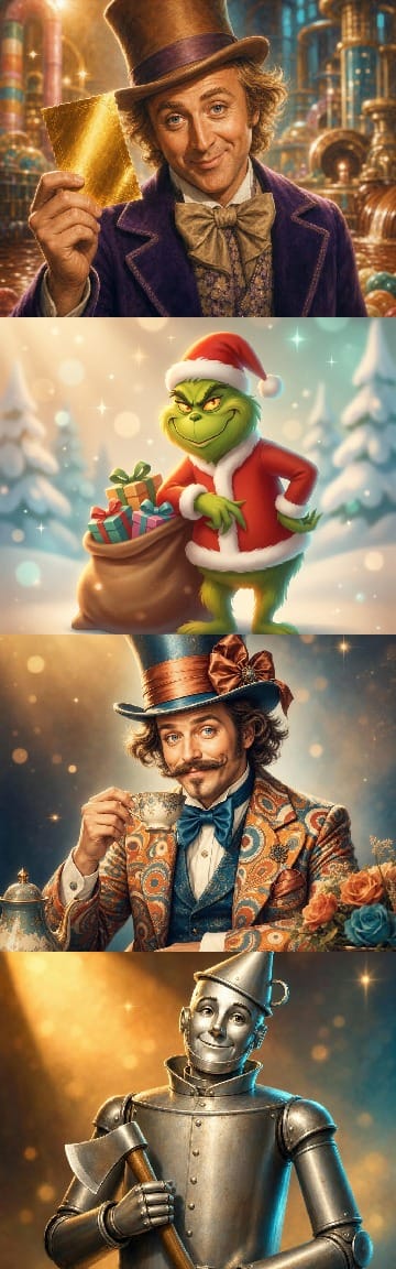 Sinema & TV Trivia Sorusu: Willy Wonka'yı bulun.