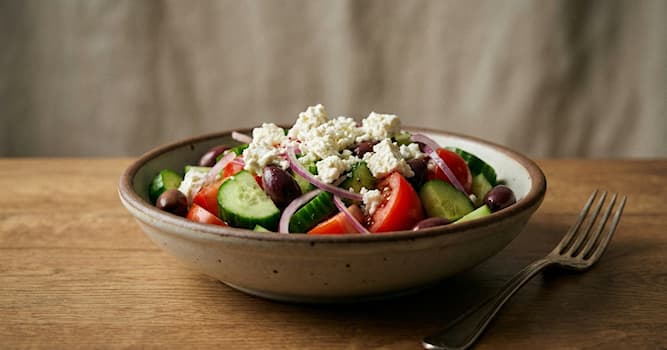 Kültür Trivia Sorusu: Yunan salatasına ufalanmış peynir?